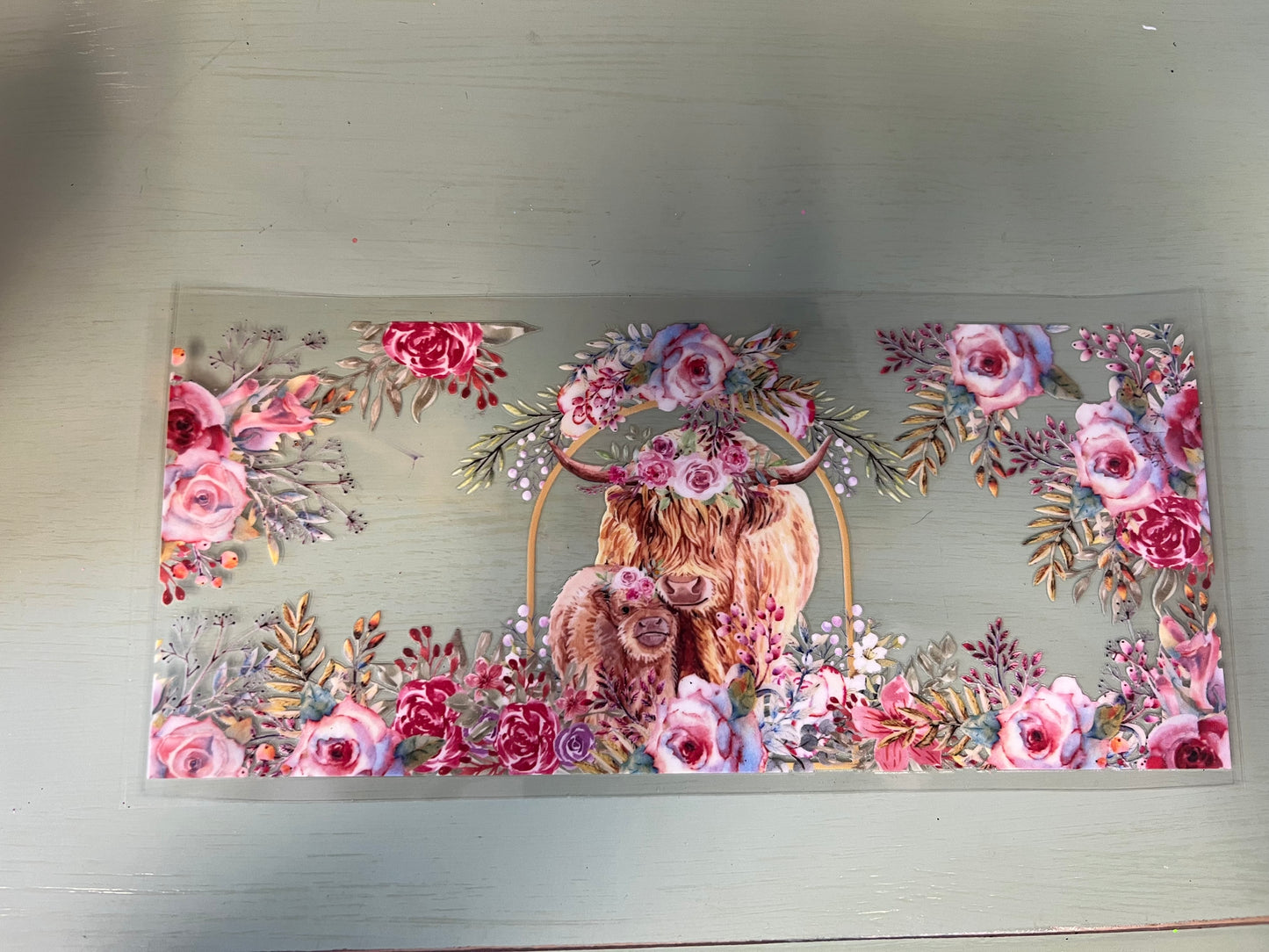 Floral Cow