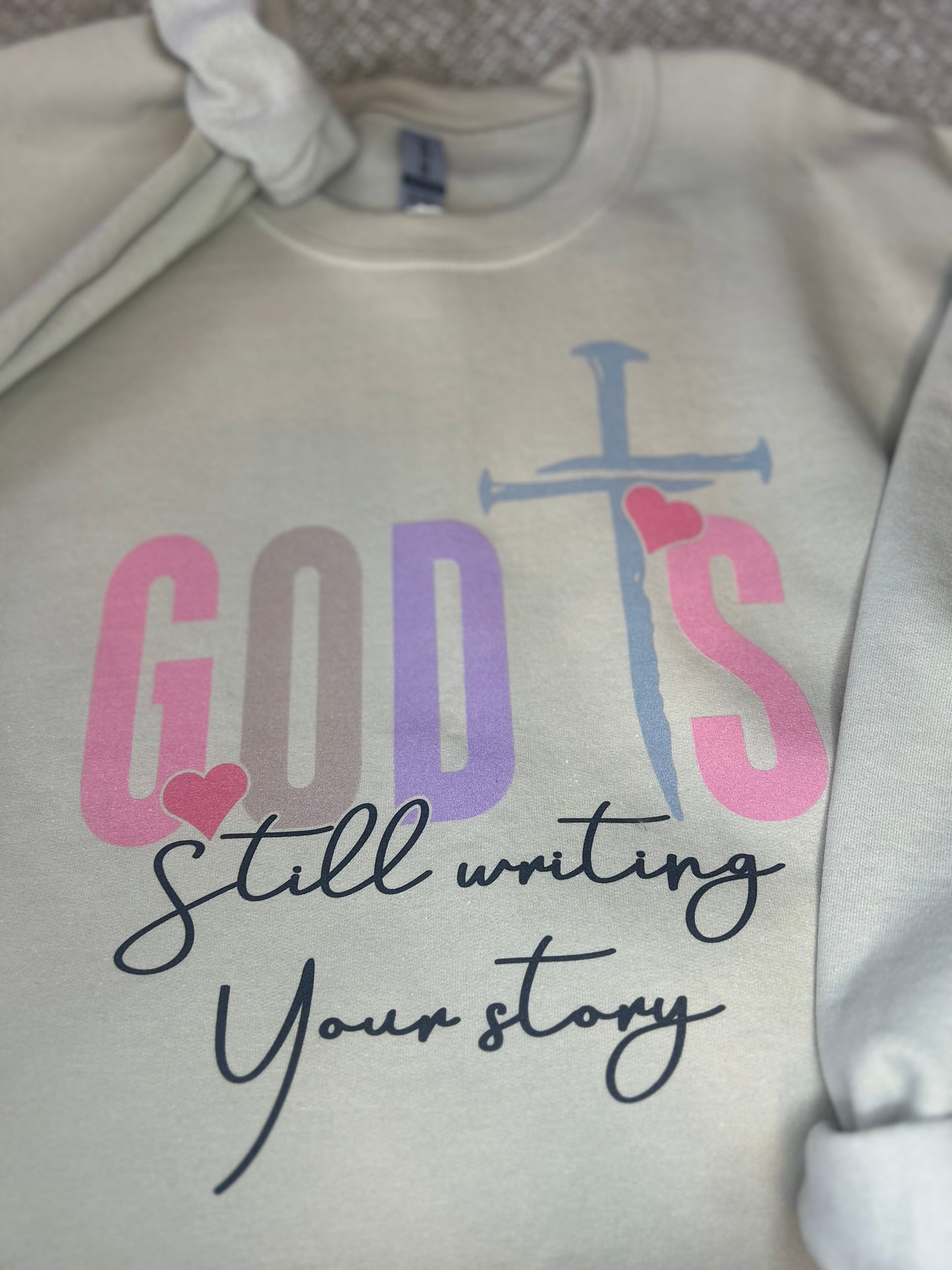 Story In His Hands Crewneck