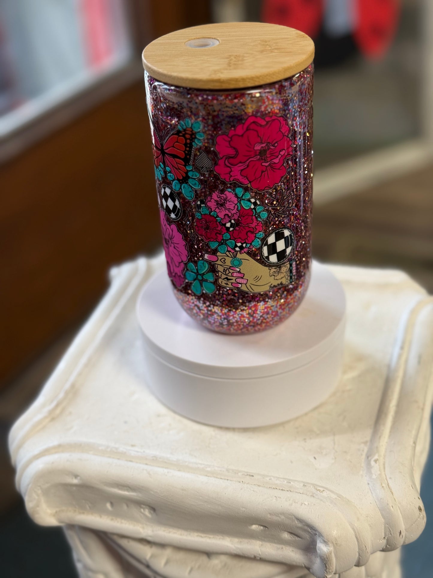 Butterflies and flowers