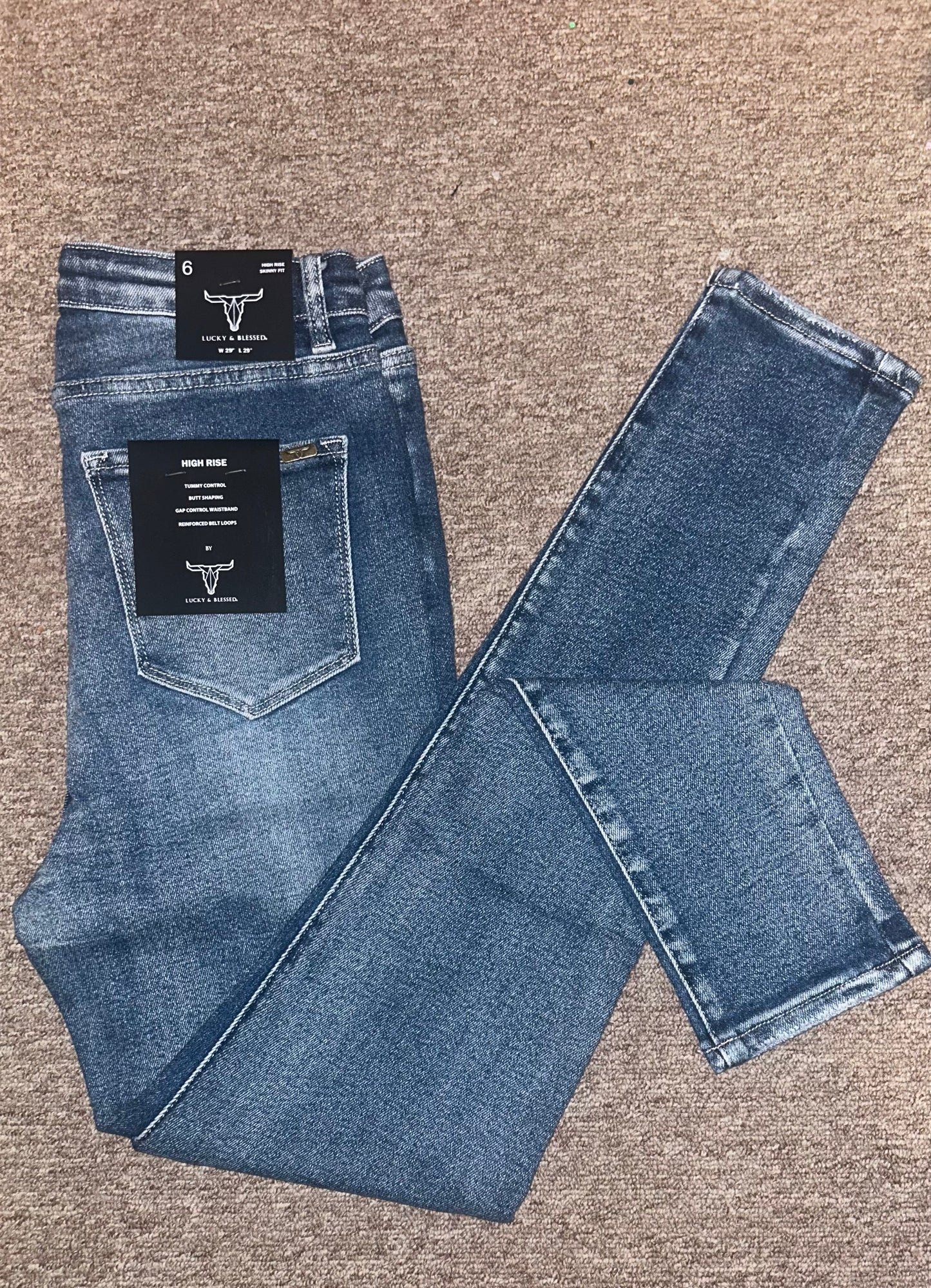 Lucky & Blessed High Rise Skinny Fit