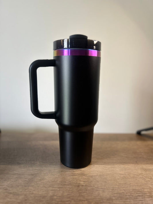 Black/Chrome 40oz