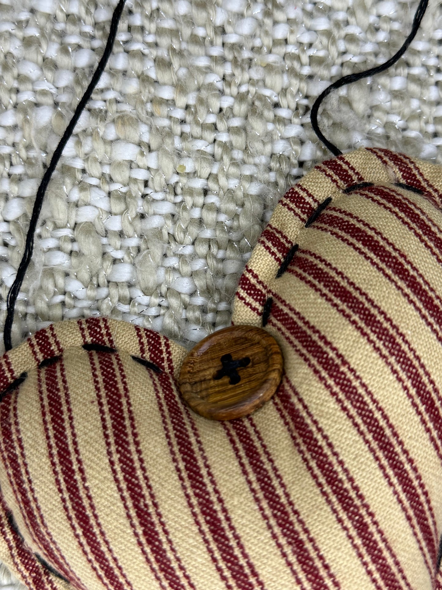 Stitched with Love Heart