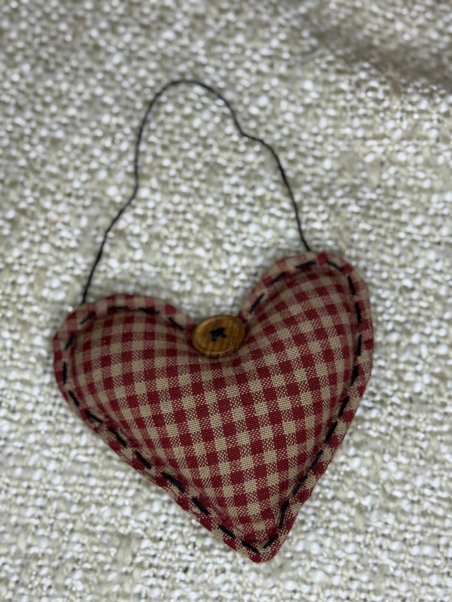 Stitched with Love Heart