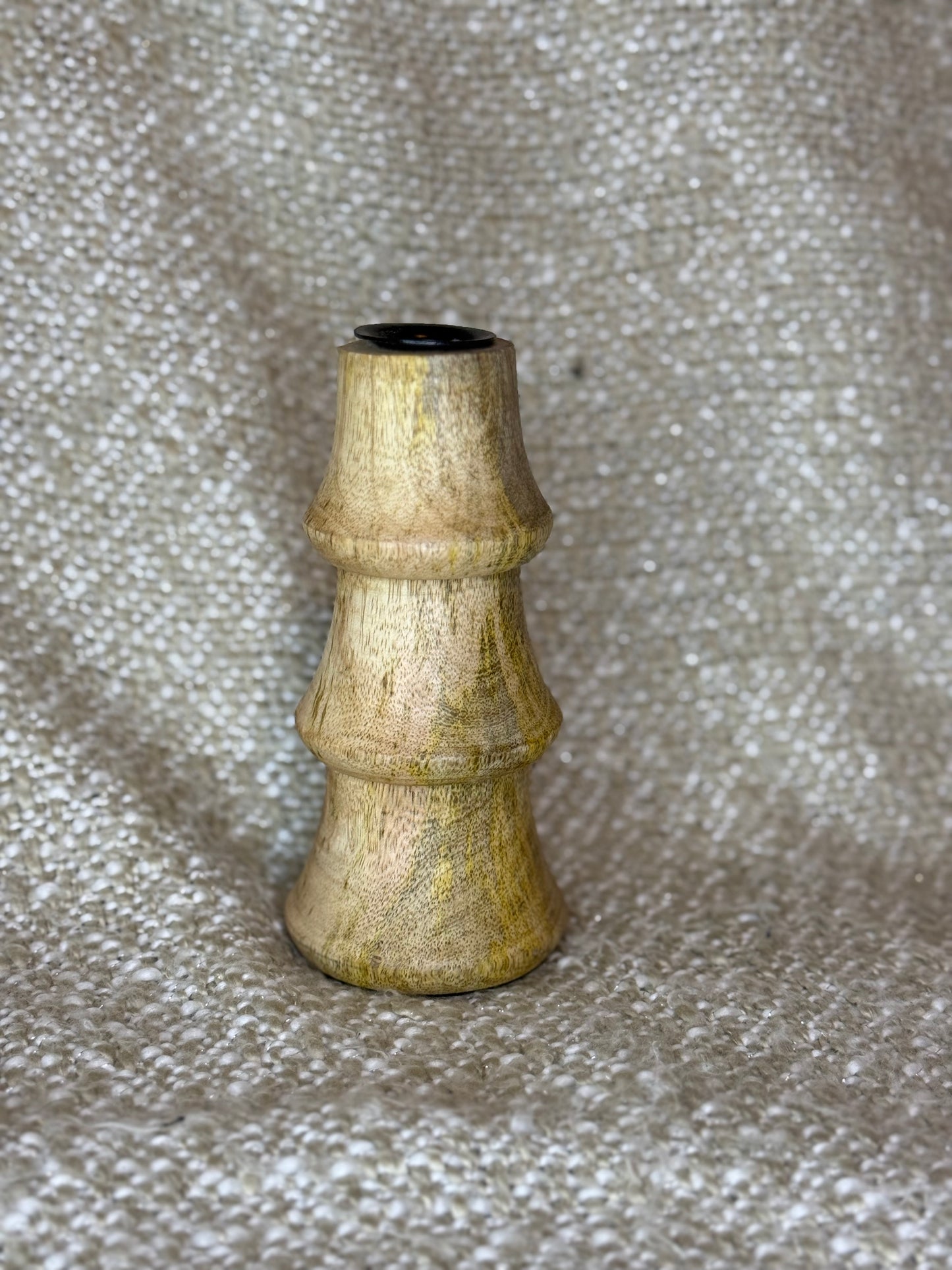 Mini Mango Wood Taper Holder