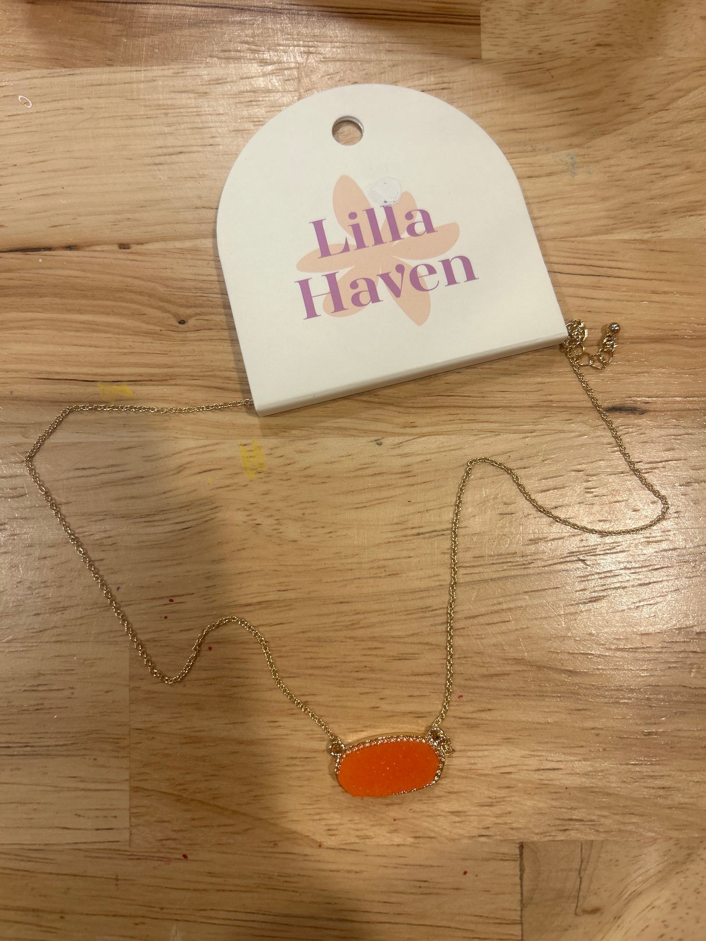 Orange Lilla Haven Necklace