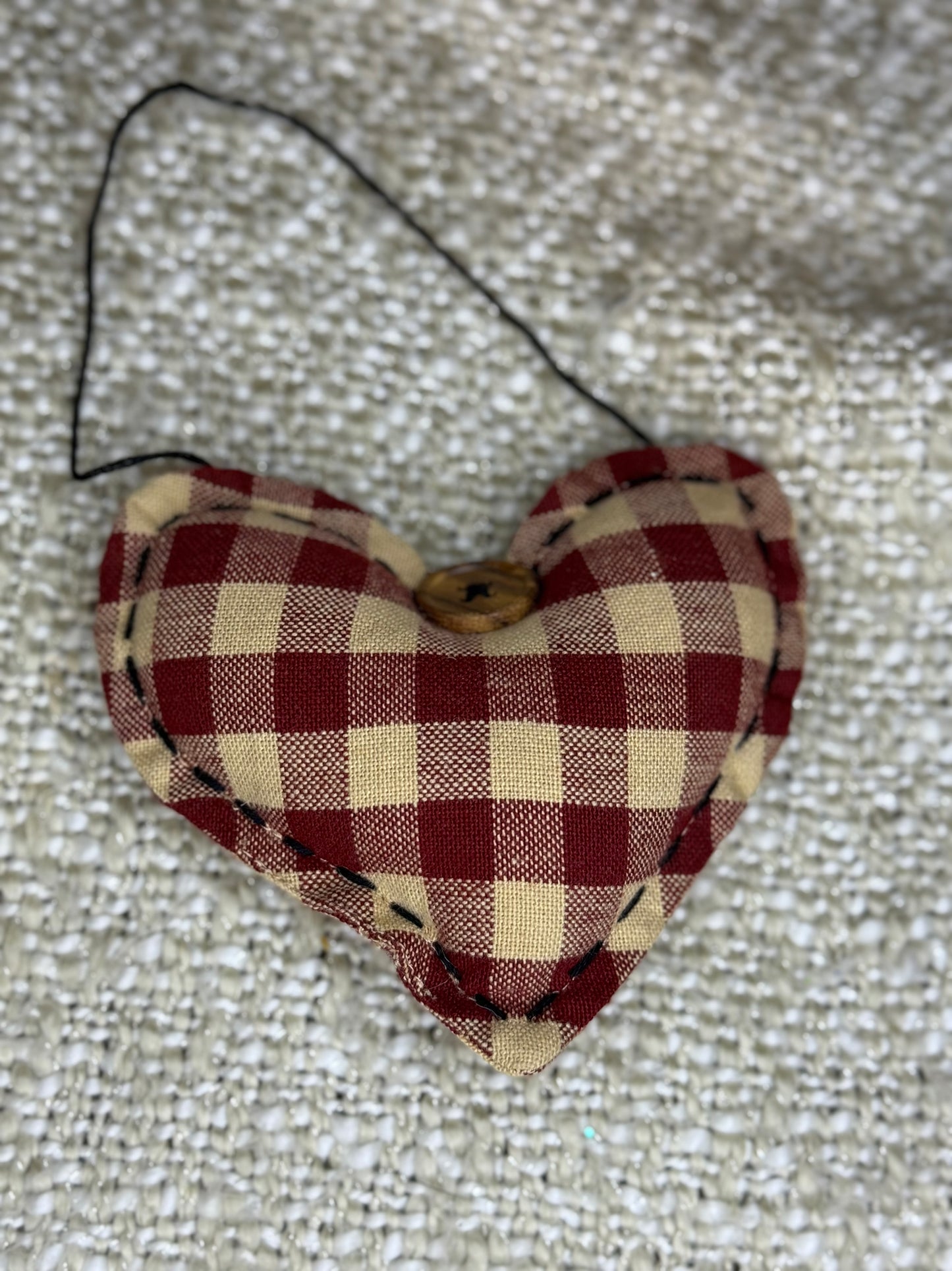 Stitched with Love Heart