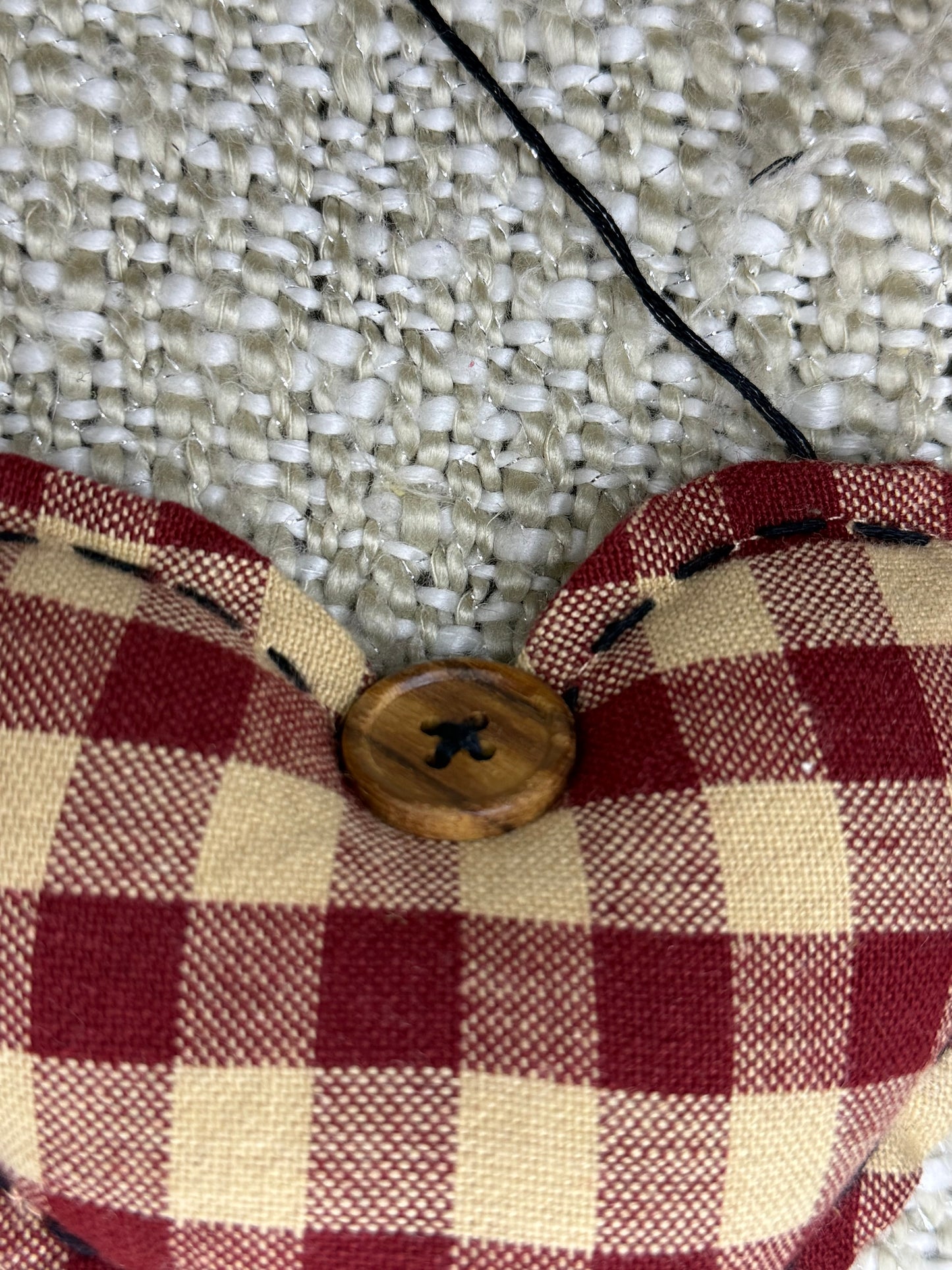 Stitched with Love Heart