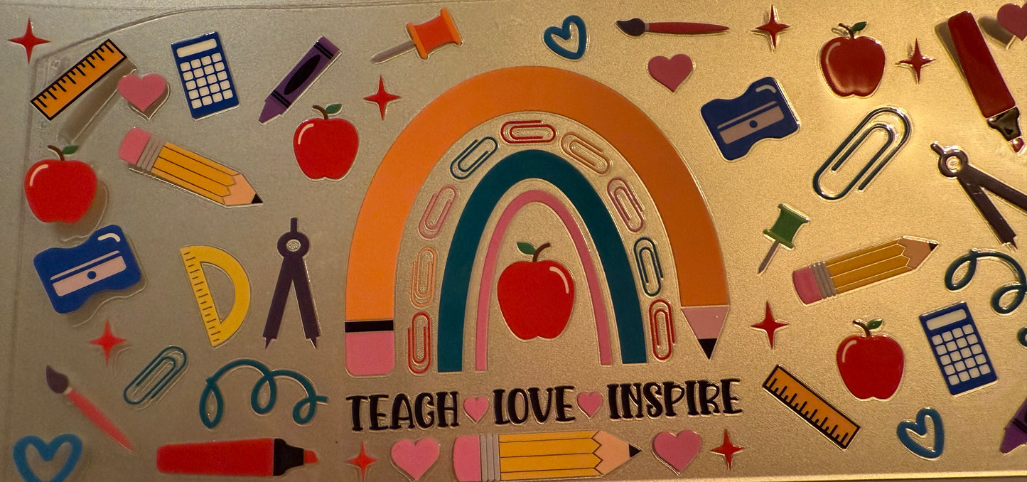Teacher love and inspire