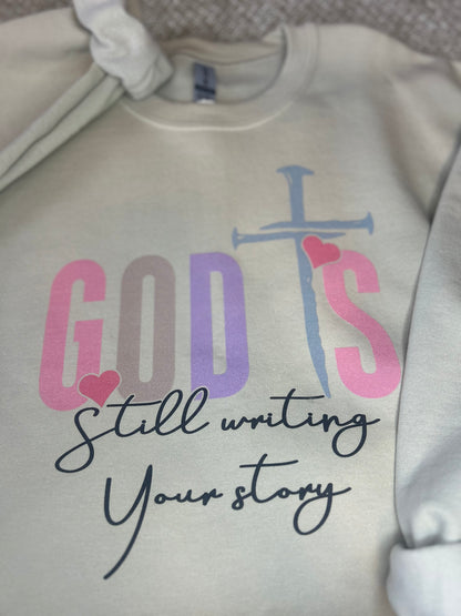 Story In His Hands Crewneck