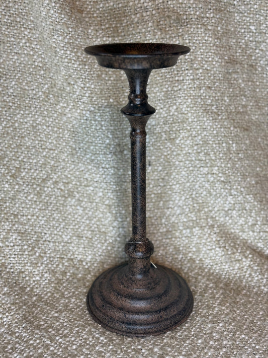 Rustic Iron Taper Candlestick