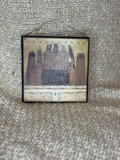 Rustic Roots Welcome Board