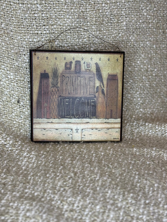 Rustic Roots Welcome Board