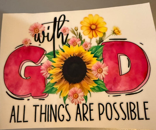With God all things