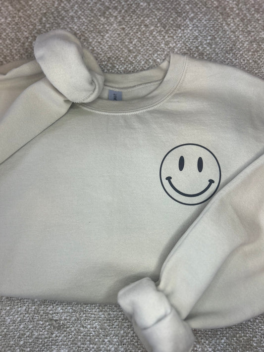 Happy Face & Zero Patience Crewneck