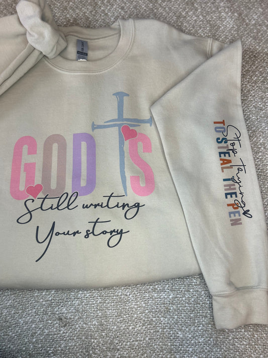 Story In His Hands Crewneck