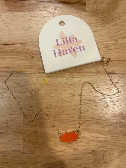 Orange Lilla Haven Necklace