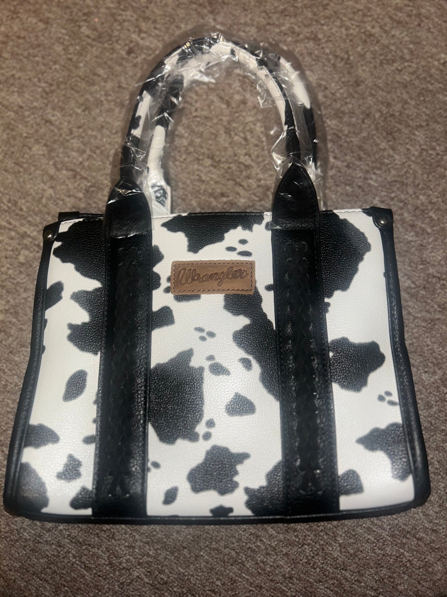 Cow Print Wrangler Purse