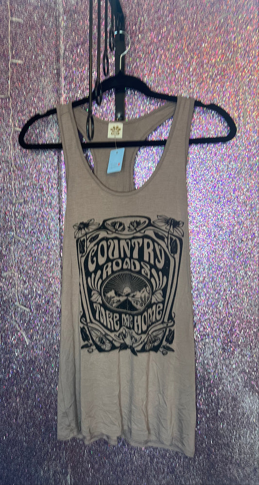 Country Roads Graphic Tank