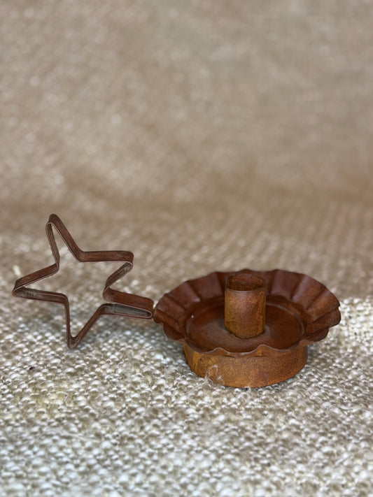 Tin Star Candle Cup
