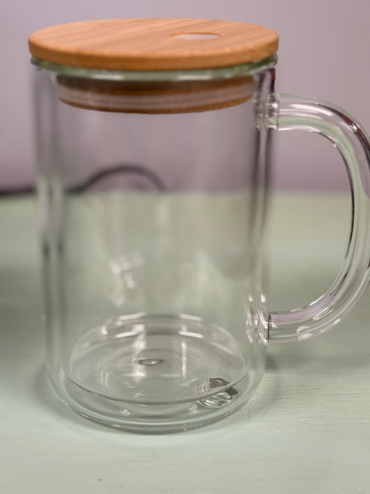 16oz Snowglobe w/ Handle