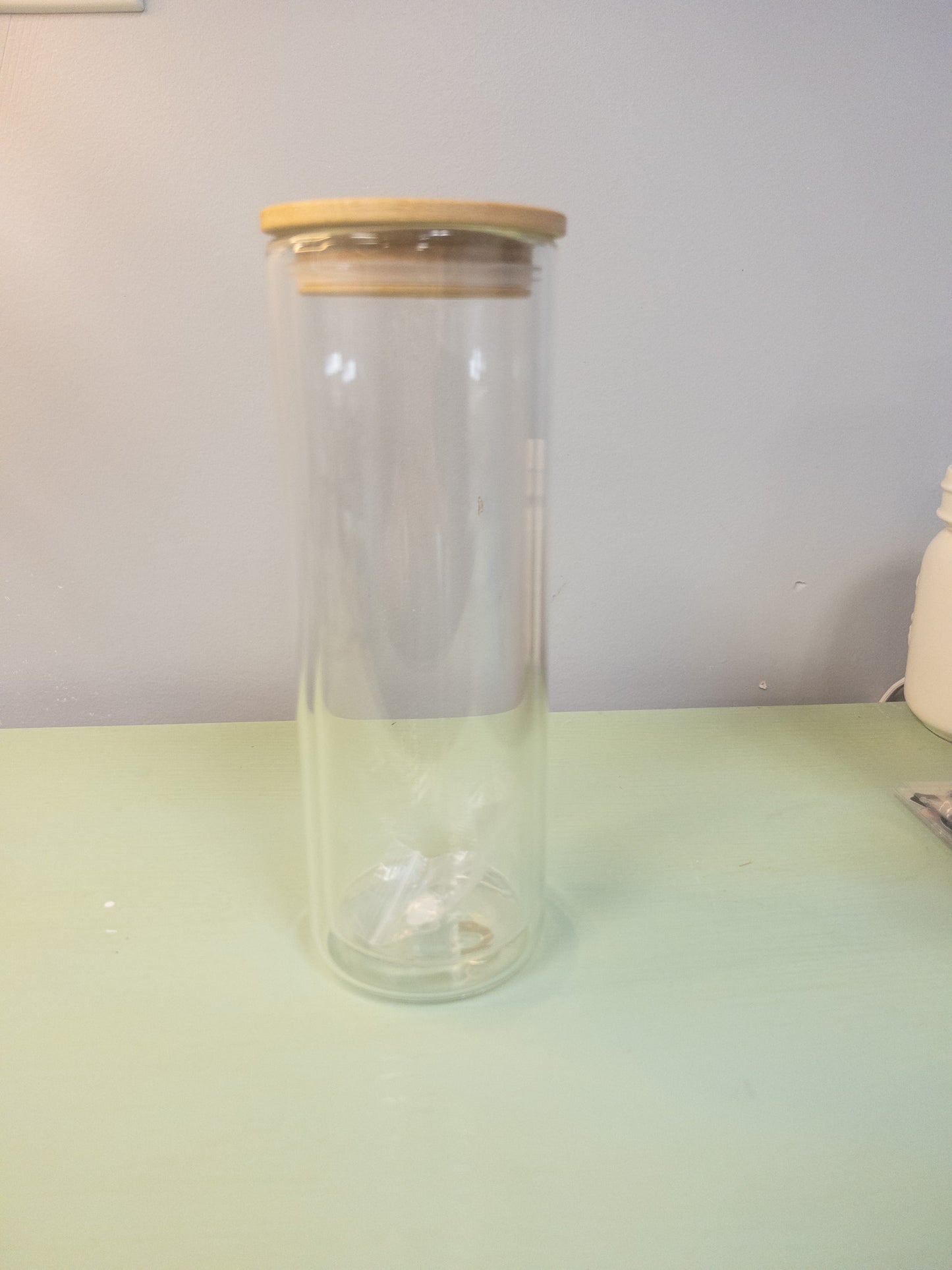 25oz Glass Snowglobe Tumbler