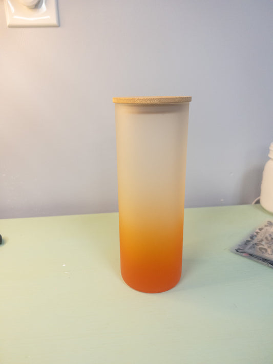 25oz Orange Frost Tumbler